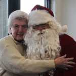 St. Nick up on the firetruck