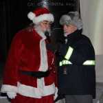 Sen. Peter Micciche welcomes Kris Kringle to Soldotna.