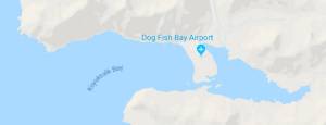 This screenshot taken from Google Maps shows Koyuktolik Bay, known as Dog Fish Bay, south of Homer on the Kenai Peninsula. Four commercial fishermen from the Homer area are charged with illegally commercial fishing in Dog Fish Bay. (Courtesy Alphabet Inc)