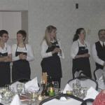 Hospice volunteers serve gourmet parings at annual event.