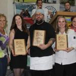 People's Choice winners for best beverage, best entree and best dessert.