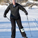 Simone Owens skis at the Ski For Women on Sunday at Tsalteshi Trails. (Photo by Jeff Helminiak/Peninsula Clarion)