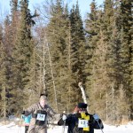 Tara Ruffner and Taylor Ruffner ski at the Ski For Women on Sunday at Tsalteshi Trails.