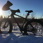 This photo shows a fat tire bike in the Caribou Hills. (Clarion file photo)