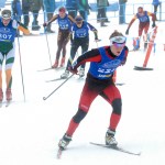 Kenai Central skier Karl Danielson races Friday at the state ski championships at Kincaid Park in Anchorage (Photo by Matt Tunseth/Alaska Star)