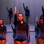 Dancers from the Soldotna-based studio Forever Dance Alaska pose in a scene from their upcoming show &ldquo;Be Light, Be Love&rdquo; on Wednesday, March 22, 2017 in Kenai Central High School&rsquo;s Renee C. Henderson Auditorium. &ldquo;Be Light, Be Love&rdquo; will show Friday and Saturday at 7 p.m at Kenai Central High. Tickets are $10 or $15, depending on seat location.