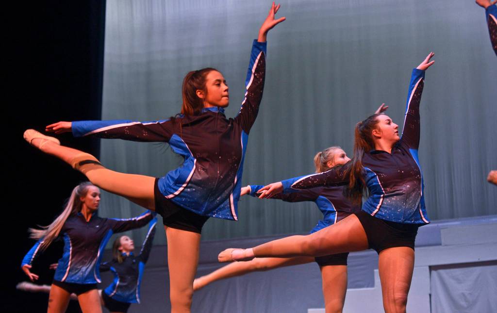 Dancers from the Soldotna-based studio Forever Dance Alaska rehearse a ballet sequence from their upcoming show &ldquo;Be Light, Be Love&rdquo; on Wednesday, March 22, 2017 in Kenai Central High School&rsquo;s Renee C. Henderson Auditorium. &ldquo;Be Light, Be Love&rdquo; will show Friday and Saturday at 7 p.m at Kenai Central High. Tickets are $10 or $15, depending on seat location.