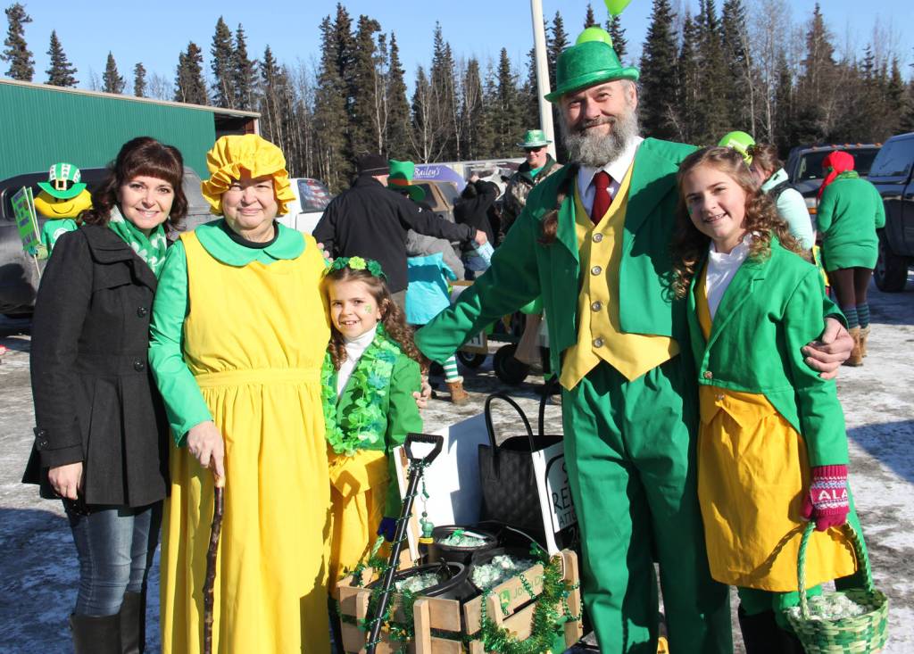 Three generations of Redmonds are regulars for the St. Patty&rsquo;s parade.