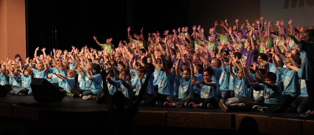 More than 200 local students join Young Americans for Act II of great show.