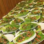 Volunteers serve over 150 intercultural meals to AFS supporters.