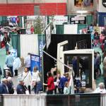 Residents from around the peninsula explore the many booths at this year&rsquo;s Annual Home Show on Saturday, April 8, 2017 at the Soldotna Regional Sports Complex in Soldotna, Alaska.