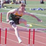 Seward&rsquo;s Trapper Allen competes Friday at Wasilla Warriors Track Mania at Wasilla High School. (Photo by Jeremiah Bartz/Frontiersman.com)