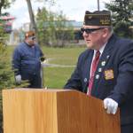 VFW Commander John Walker reads Gov. Bill Walker&rsquo;s proclamation.
