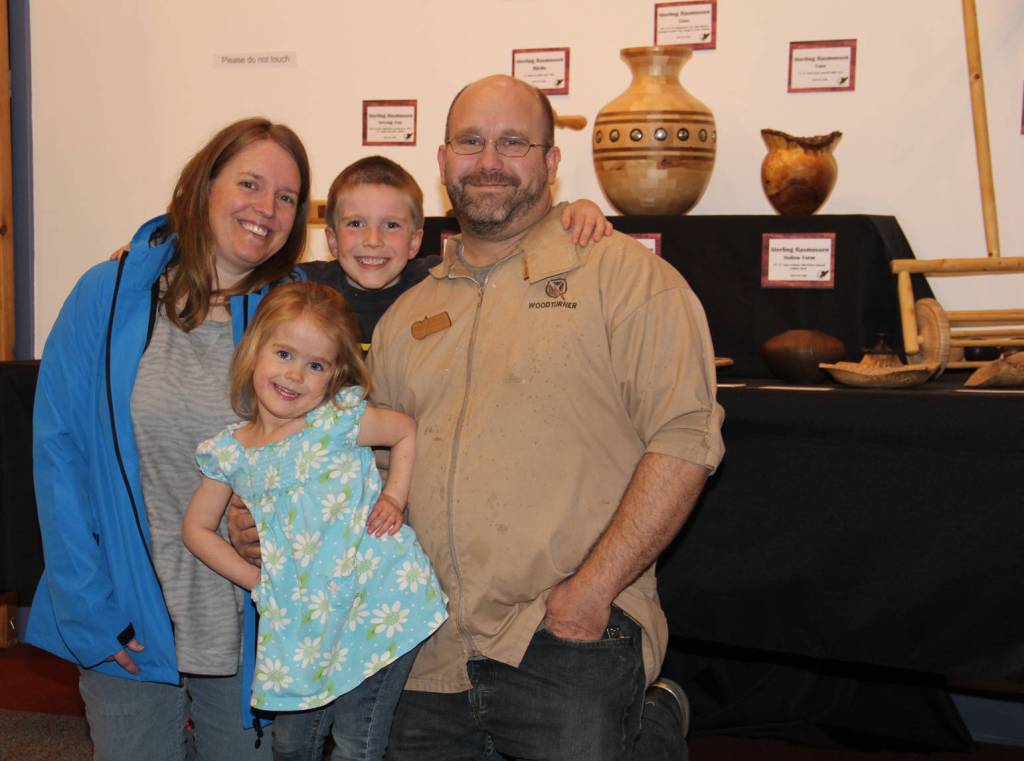 Sterling Rasmussen family loves their dad&rsquo;s wood turning toys.