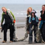 Volunteers clean beaches on remote Augustine Island