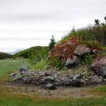 Lawson Alexson-Walls (right), Beatrix McDonough (center) and Robyn Walls study hermit crabs scuttling in a tidal inlet on a small island near Augustine Volcano on Monday, June 5, 2017 on Augustine Island, Alaska. The remote island in Cook Inlet is composed of little more than the volcano and its surrounding debris. (Elizabeth Earl/Peninsula Clarion)