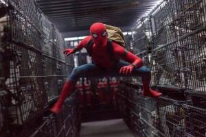 This image released by Columbia Pictures shows Tom Holland in a scene from &ldquo;Spider-Man: Homecoming.&rdquo; (Chuck Zlotnick/Columbia Pictures-Sony via AP)