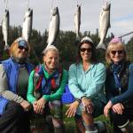 Ladies of Team Tiara weigh in their catch at Women&rsquo;s Classic.