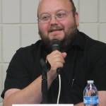 Dan Castimore answers a question during a forum for Kenai Peninsula Borough Assembly candidates Wednesday at a joint meeting of the Kenai and Soldotna Chambers of Commerce on Wednesday, Sept. 13, 2017 in Soldotna, Alaska. Castimore is running for the District 1-Kalifornsky seat. (Photo by Will Morrow/Peninsula Clarion)