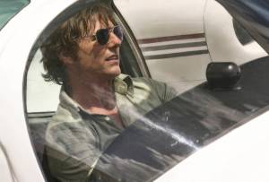 This image released by Universal Pictures shows Tom Cruise as Barry Seal in a scene from, &ldquo;American Made.&rdquo; (David James/Universal Pictures via AP)