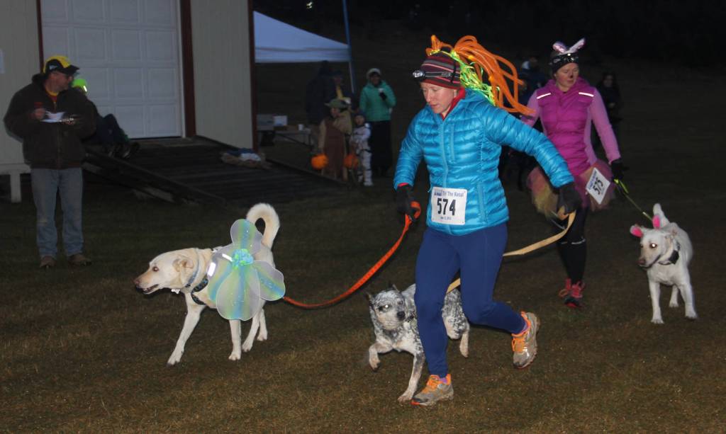 An Alaska-style Zombie run takes off at Tsalteshi Trails.