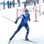 Soldotna&rsquo;s Koby Vinson races at the 2017 ASAA state nordic skiing championships Feb. 24 at Kincaid Park in Anchorage.