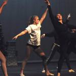 A group of Forever Dance Alaska dancers rehearses for performances at the Forever Christmas show at Kenai Central High School on Tuesday. (Photo by Elizabeth Earl/Peninsula Clarion)