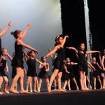 A group of Forever Dance Alaska dancers rehearses for performances at the Forever Christmas show at Kenai Central High School on Tuesday, Nov, 28, 2017 in Kenai, Alaska. The show, which will run both Friday and Saturday nights at 7 p.m., has a Christmas theme and includes all the dancers of all ages from the Soldotna-based studio. Tickets are $5 at the door. (Photo by Elizabeth Earl/Peninsula Clarion)