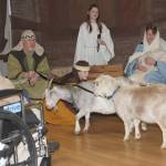 Even the goats came to visit as Bethlehem Revisited journeyed to Heritage Place.