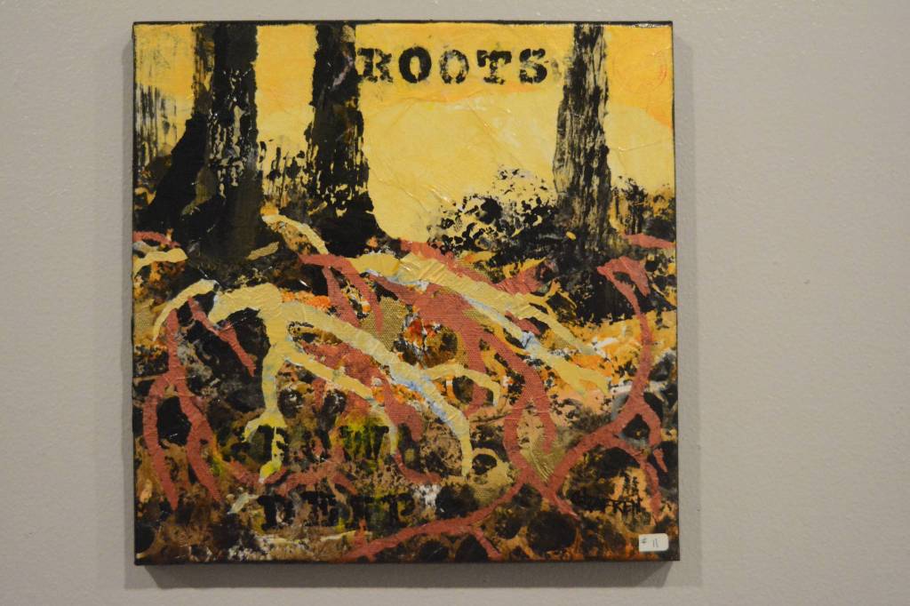 Mail art by Zafren of Anchorage. (Photo by Michael Armstrong, Homer News)