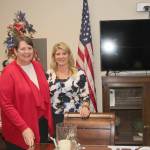 Local U.S. Senate staffers Michelle Blackwell, Sen. Murkowski and Elaina Spraker, Sen. Sullivan welcome constituents to their new offices in the Blazy Mall.