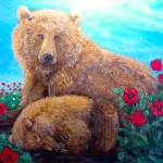 &ldquo;Bear Poppy&rdquo; by Julianne Tomich is part of her show opening Friday at Grace Ridge Brewery. (Photo provided)