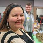 Kenai resident Amanda Pallones attends Project Homeless Connect. Pallones came out to the Jan. 24 event to access services she otherwise would have to spent time and gas seeking at different locations around town. (Photo by Erin Thompson/Peninsula Clarion)