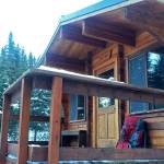 This November 2017 photo shows the Romig Cabin at the south end of Juneau Lake on the Resurrection Pass Trail near Cooper Landing, Alaska. Romig Cabin is one of an extensive system of federal- and state-owned public use cabins on park lands across the state of Alaska. (Photo by Elizabeth Earl/Peninsula Clarion)
