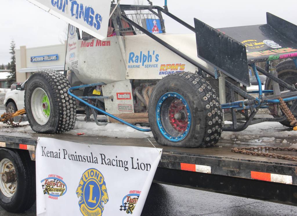 Kenai Racing Lions studded up for the ice races and the St. Pat&rsquo;s parade.