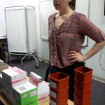 Dr. Sarah Spencer, a founding member of the Homer Needle Exchange, discussed details of the free syringe program offered by the exchange in Homer last month. (Photo by Erin Thompson/Peninsula Clarion)