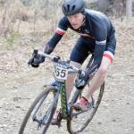 Winner Mike Crawford rounds a corner during May Cross at Tsalteshi Trails on Sunday, May 6, 2018. (Photo by Jeff Helminiak/Peninsula Clarion)