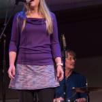 Mindy Rowland performs with her Fishermen at the 44th Annual Alaska Folk Festival in Centennial Hall on Monday, April 9, 2018. (Michael Penn | Juneau Empire)