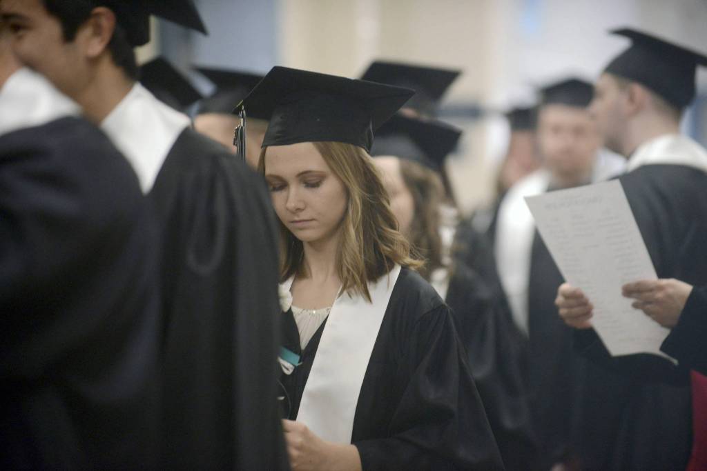 Nikiski students look back with fondness as they cross the finish line