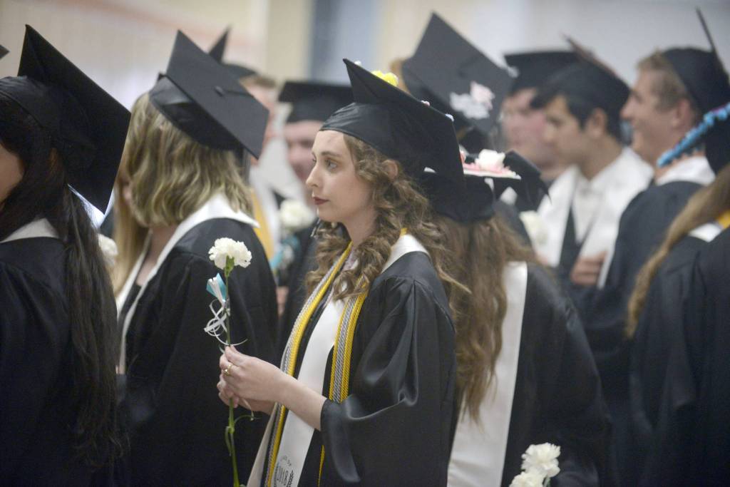 Nikiski students look back with fondness as they cross the finish line