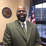Alaska state Sen. David Wilson poses in his Capitol office on Monday, Jan. 23, 2017, in Juneau, Alaska. Wilson, a Republican, has signed on as a co-sponsor of legislation that would restore the portion of Alaskans&rsquo; oil wealth checks cut by Gov. Bill Walker last year. (AP Photo/Becky Bohrer)