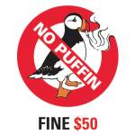 On Oct. 1, 2018, Alaska businesses will be required to put up signs like this available from the State of Alaska to indicate that workplaces are now smoke-free. (Image provided, State of Alaska)