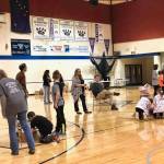 Students participate in the Mind A Mazes problem solving competition at Soldotna Prep, Saturday, Oct. 13, 2018, in Soldotna, Alaska. (Photo by Victoria Petersen/Peninsula Clarion)