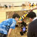 Students participate in the Mind A Mazes problem-solving competition at Soldotna Prep, Saturday, Oct. 13, 2018, in Soldotna, Alaska. (Photo by Victoria Petersen/Peninsula Clarion)