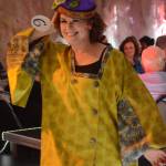 Katie Jo Gamble models Asian Inspiration by Linda Martin and Lin Hampson at the 2018 Wearable Arts on Nov. 17, 2018, in Homer, Alaska. (Photo by Michael Armstrong/Homer News)