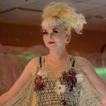 Bobbye Hurd models Freedom Being by Kimora Love Buster at the 2018 Wearable Arts on Nov. 17, 2018, in Homer, Alaska. (Photo by Michael Armstrong/Homer News)