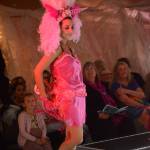 Rebeka Tufares models Sleepy Unicorn by Bobbye at the 2018 Wearable Arts on Nov. 17, 2018, in Homer, Alaska. (Photo by Michael Armstrong/Homer News)