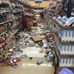 The Safeway in Anchorage at Minnesota and Northern Lights saw its shelves emptied by the earthquake. (Contributed Photo - Huey Winston)