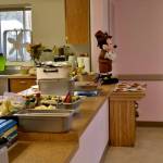 The Kenai Peninsula Food Bank serves an early Thanksgiving meal to area residents on Wednesday, Nov. 21, 2018, near Soldotna, Alaska. (Photo by Victoria Petersen/Peninsula Clarion)