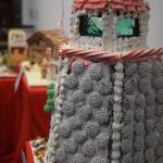 An entry by Sarah Roberts sits on display in the Kenai Chamber of Commerce and Visitor Center gingerbread house contest. The gingerbread houses will be on display until Dec. 21 in the visitor center. (Photo by Joey Klecka/Peninsula Clarion)